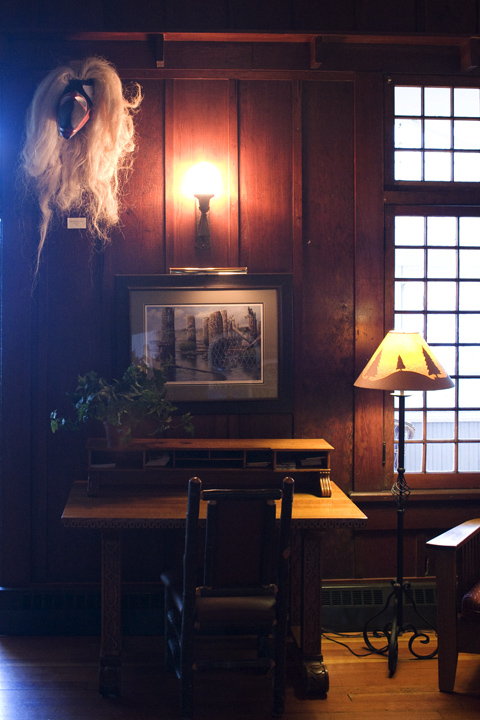 LakeCrescentLodge_0222.jpg - A view of the lodge lobby.  