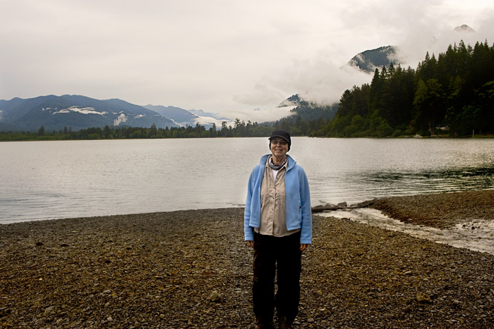 LakeQuinaultMary_9546.jpg - My favorite hiker.  