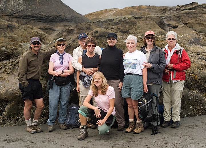 NoPeggyNoJan_9669.jpg - I assembled what I thought was our entire group for a group portrait, but Jan and Peggy had better things to do, apparently ...  