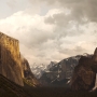 The iconic Tunnel View <br>This particular panorama was made famous by  Ansel Adams' in his  "Clearing Storm" photo (of course it was a spectacular gray-scale rendering!)